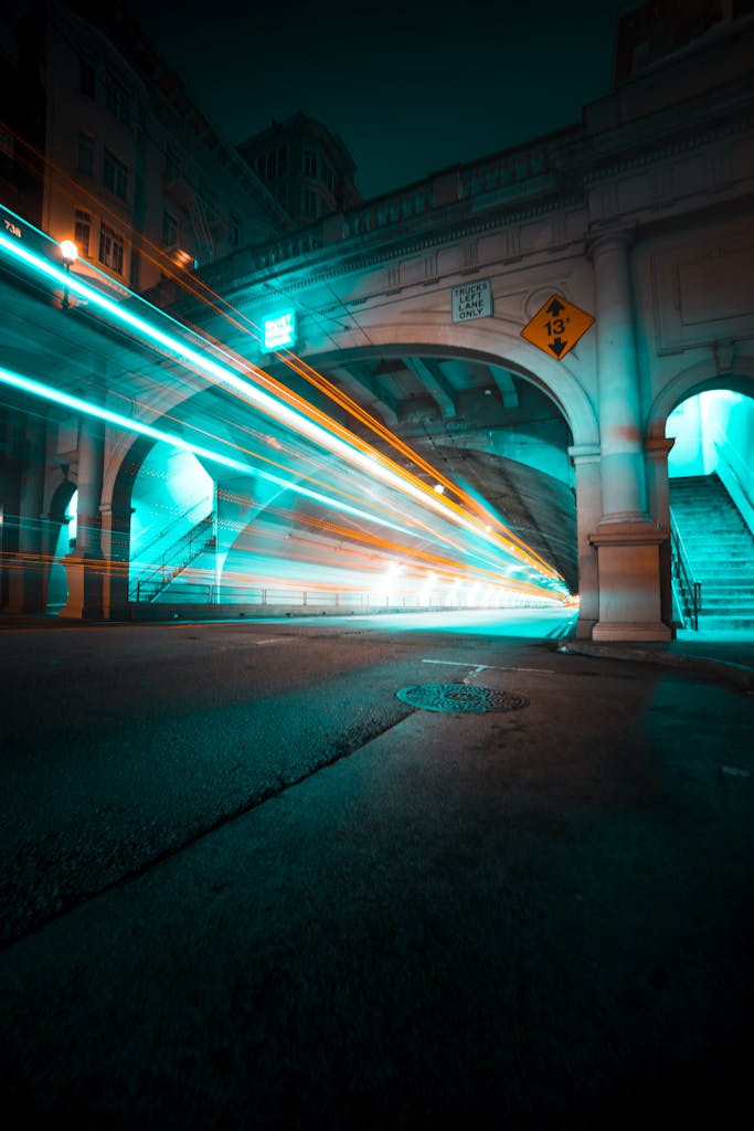 Time Lapse Photography of Cars on Road during Night Time